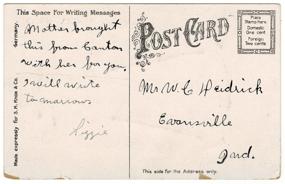 Vintage postcard.