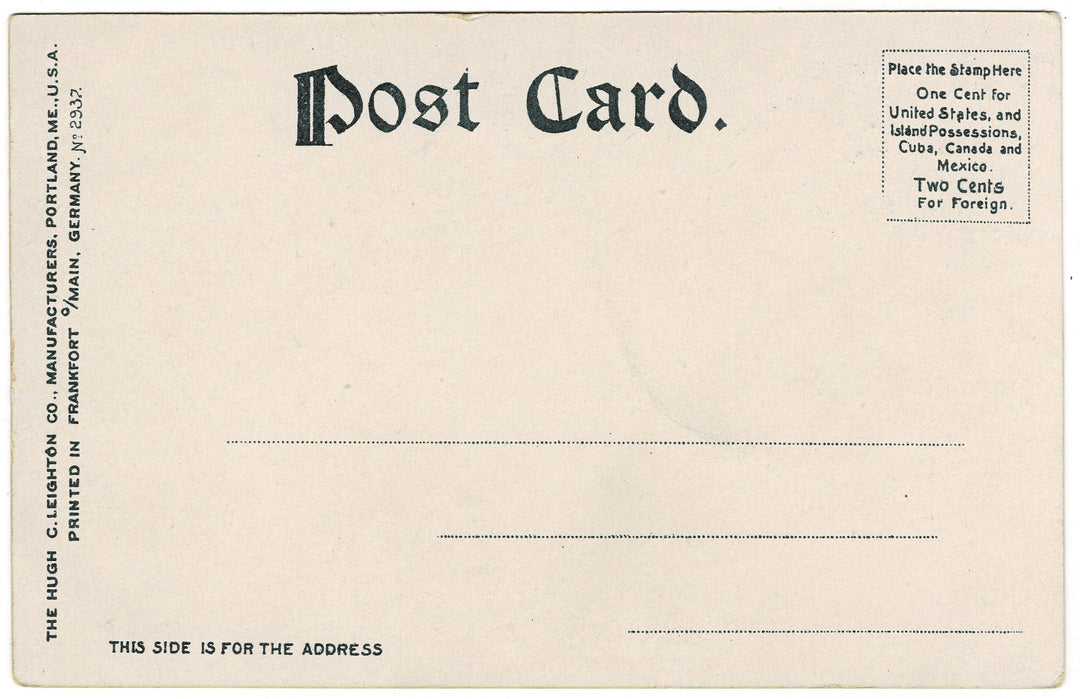 Vintage postcard.