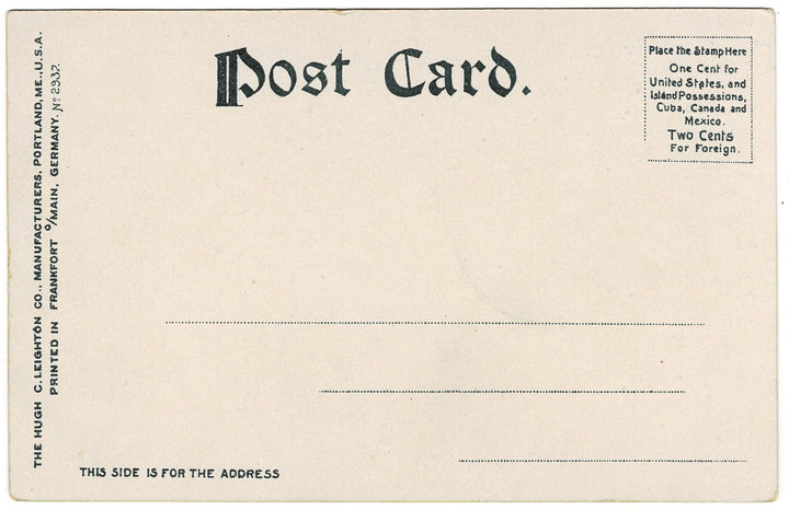 Vintage postcard.