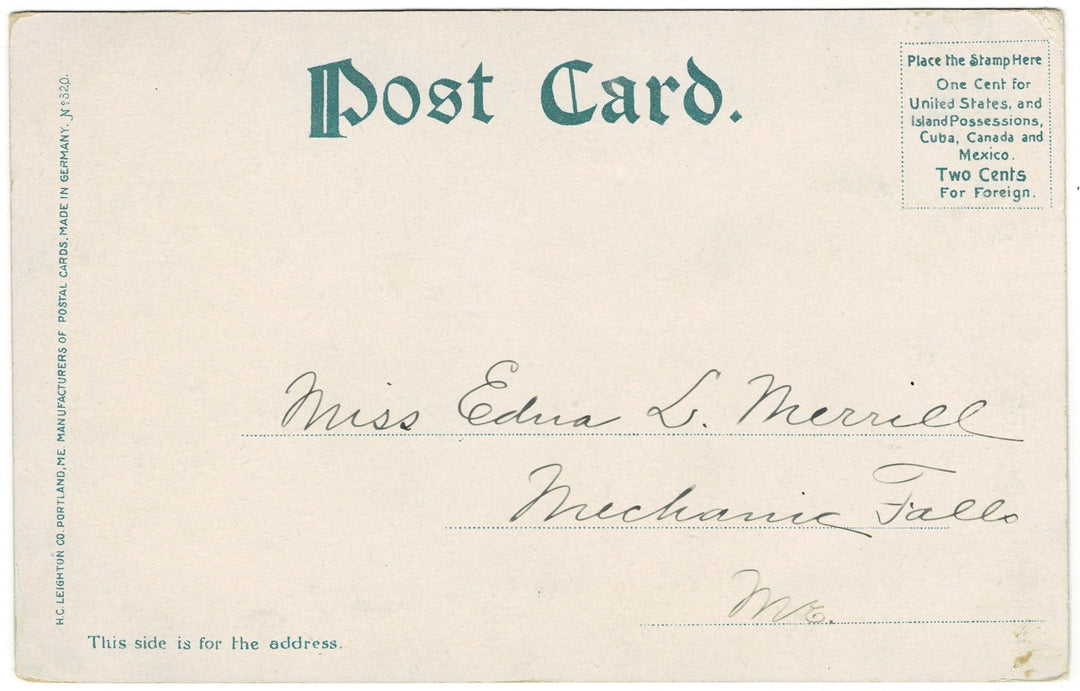 Vintage postcard.