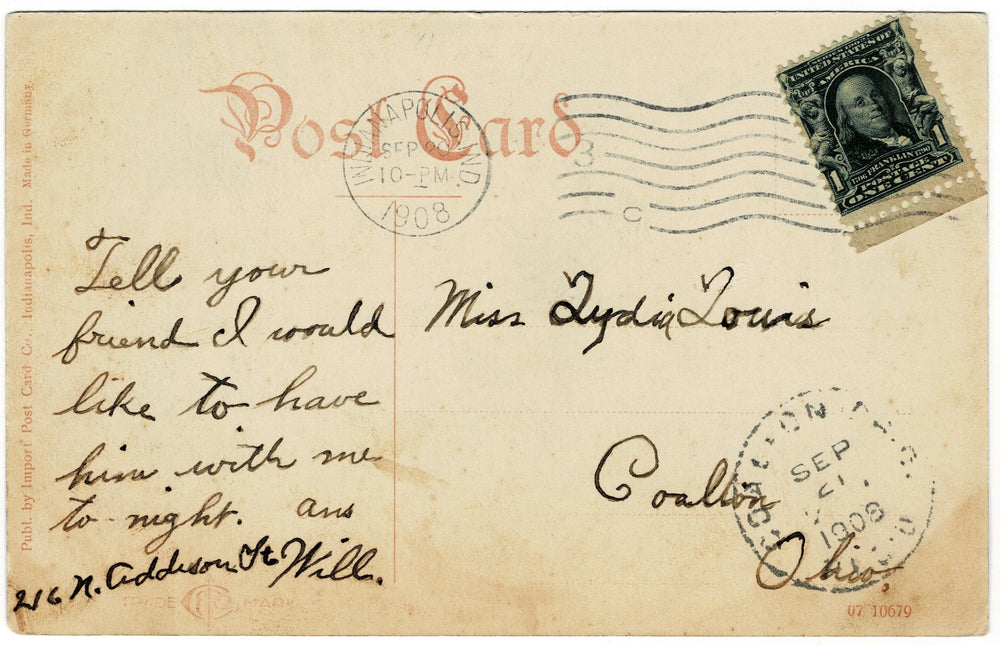 Vintage postcard.