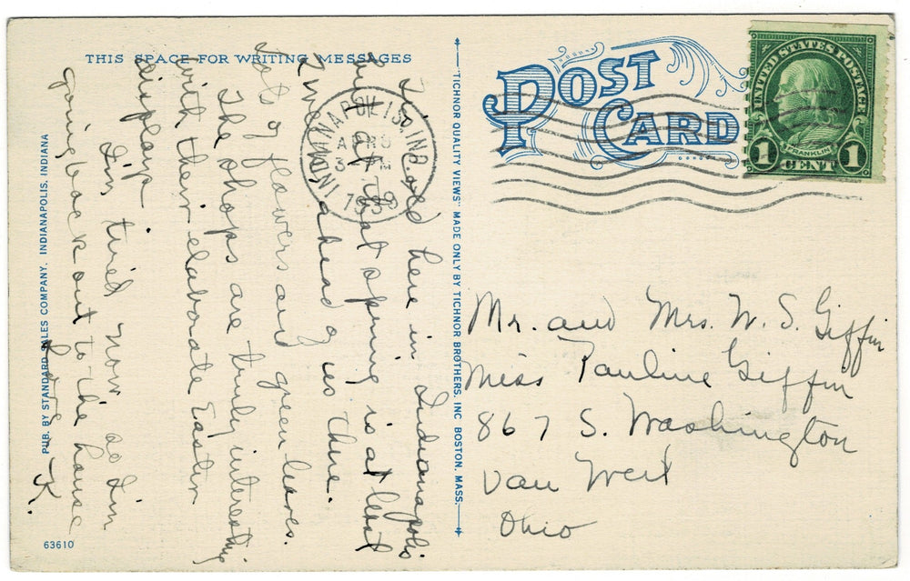 Vintage postcard.