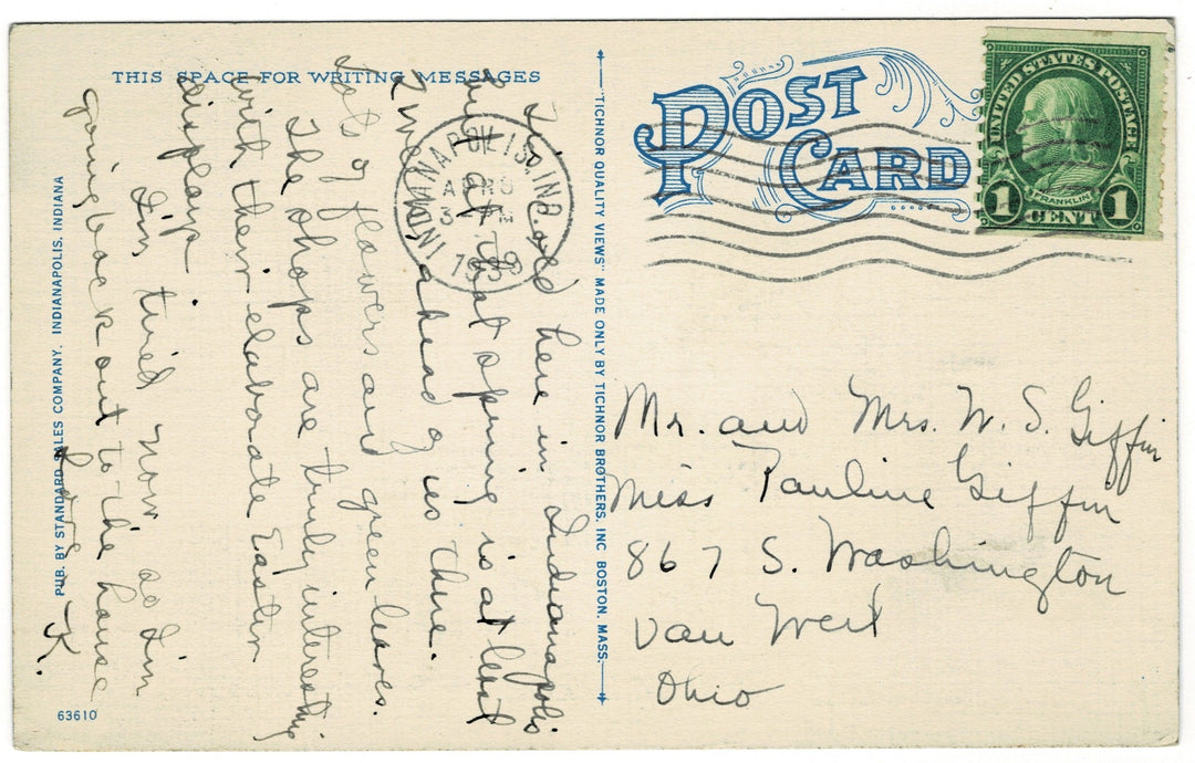 Vintage postcard.