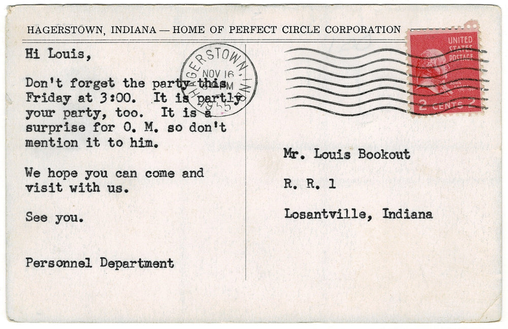 Vintage postcard.