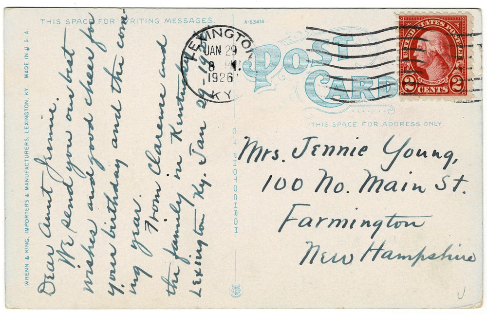 Vintage postcard.