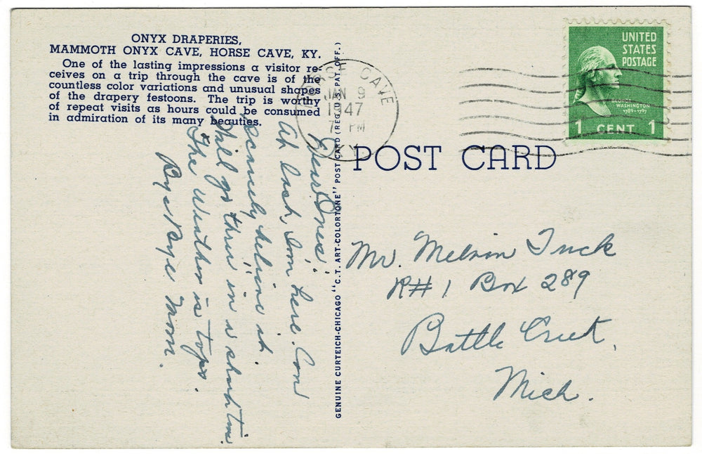 Vintage postcard.