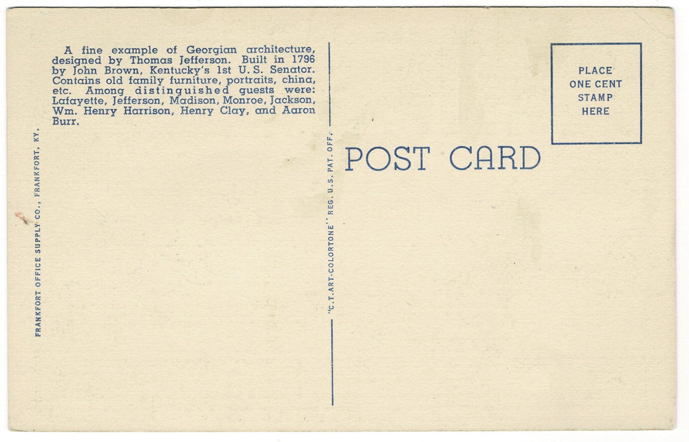 Vintage postcard.