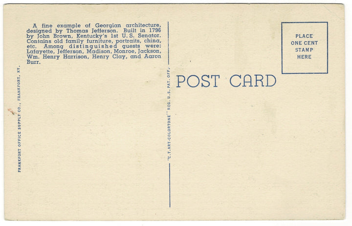 Vintage postcard.
