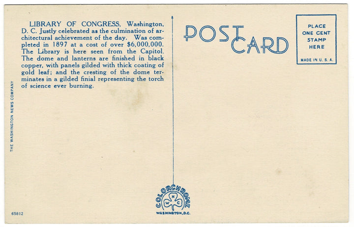 Vintage postcard.
