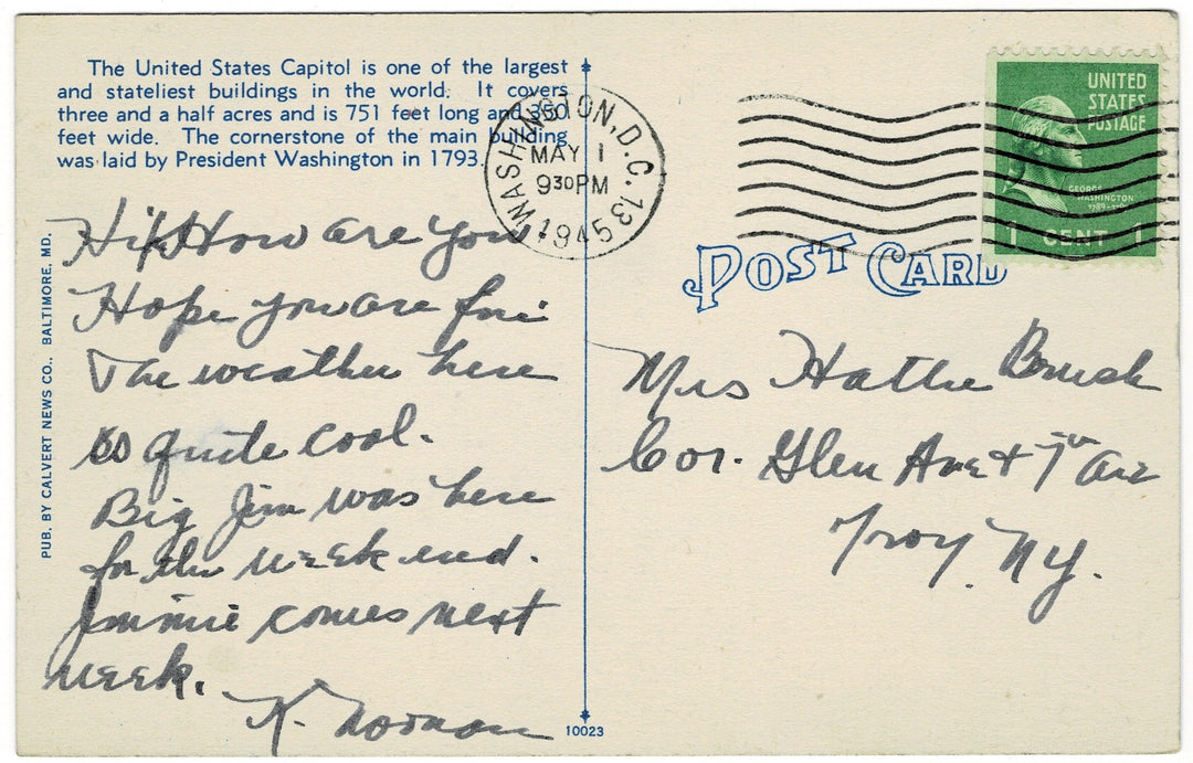 Vintage postcard.