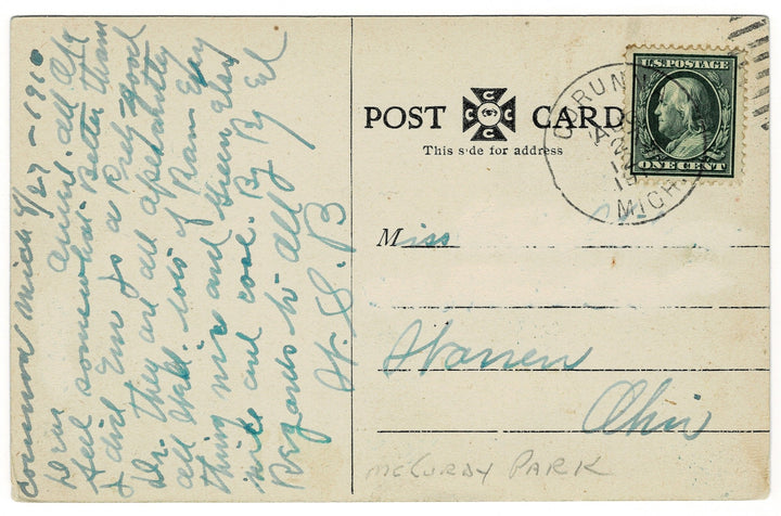Vintage postcard.