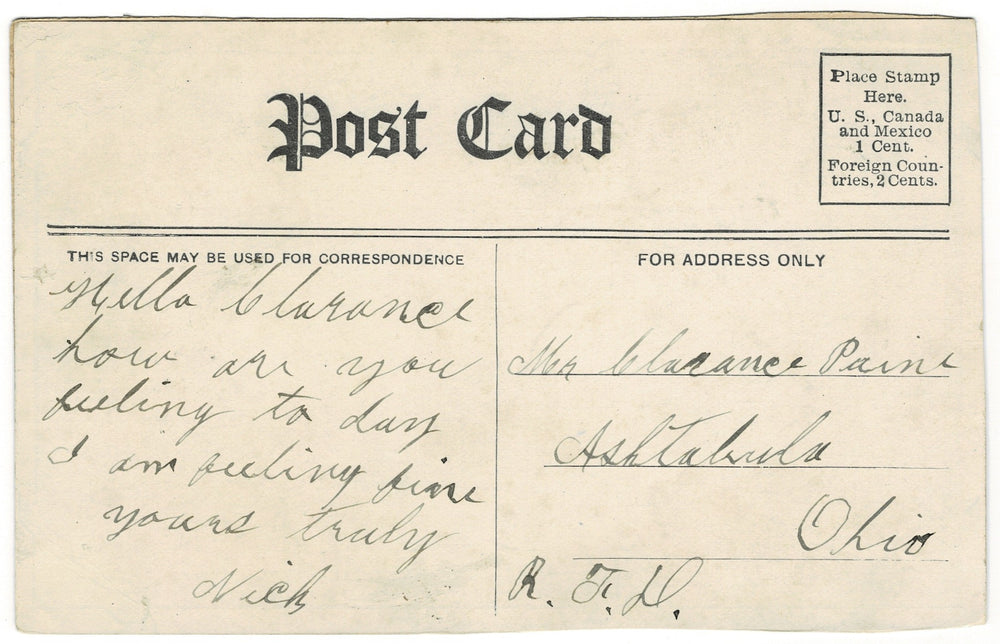 Vintage postcard.