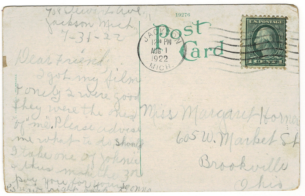 Vintage Postcard.