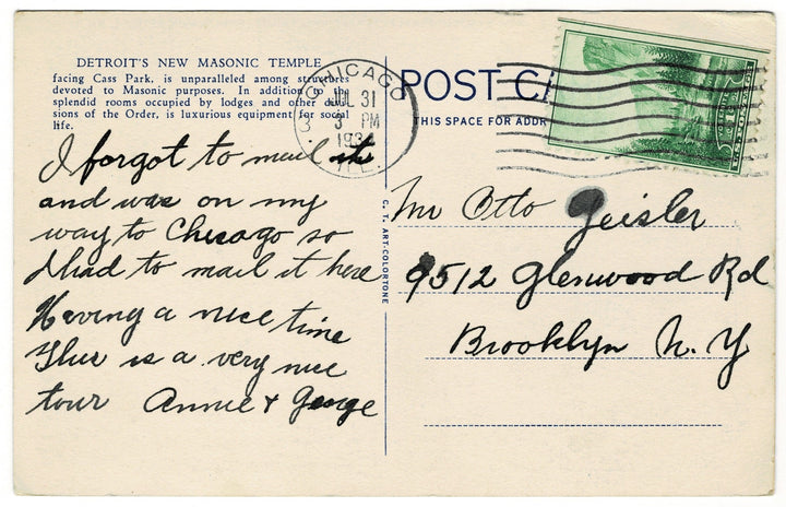 Vintage Postcard.