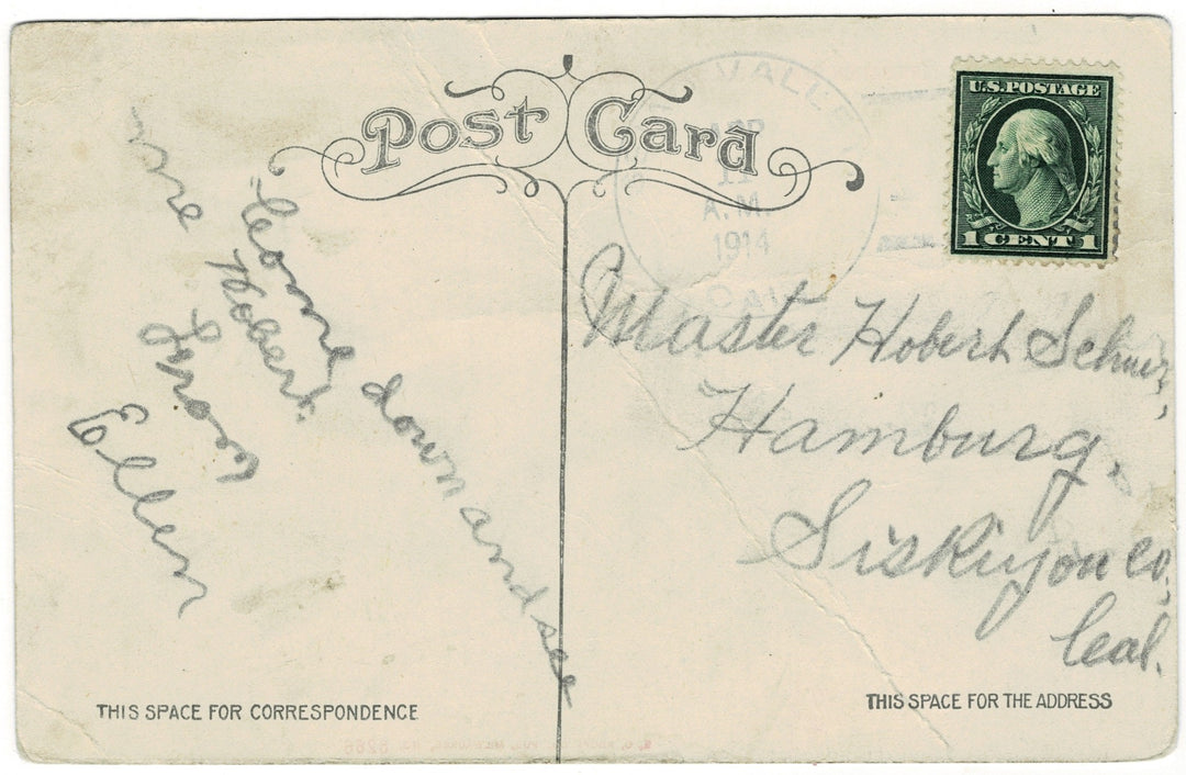 Vintage postcard.