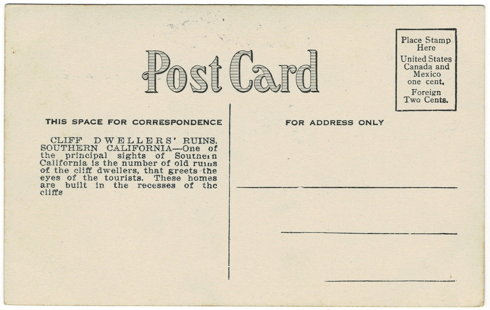 Vintage Postcard.