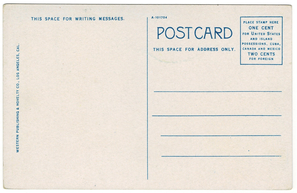 Vintage Postcard.