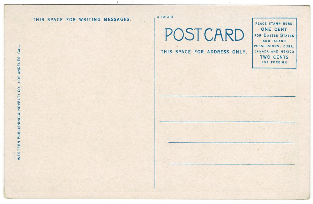 Vintage postcard.