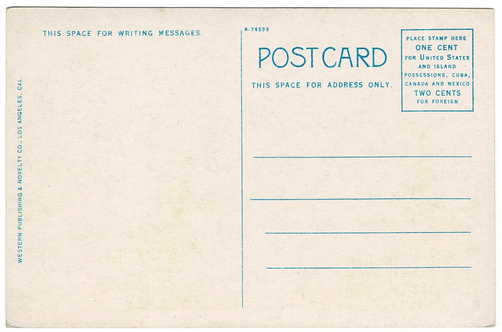 Vintage postcard.