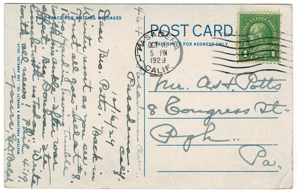Vintage postcard.