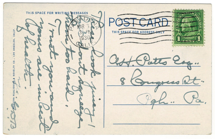 Vintage postcard.