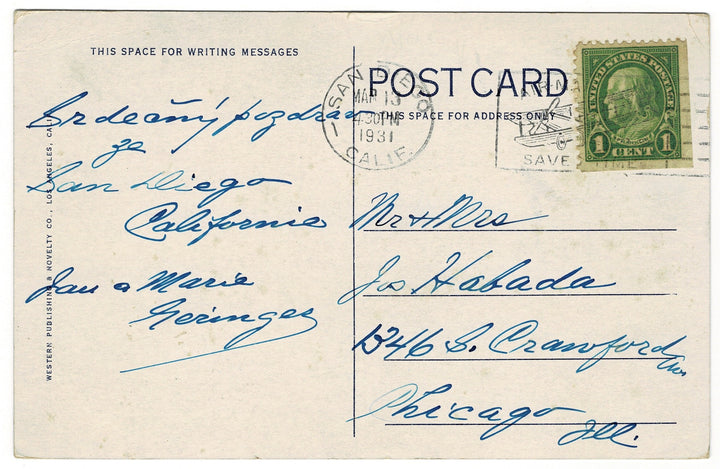 Vintage postcard.