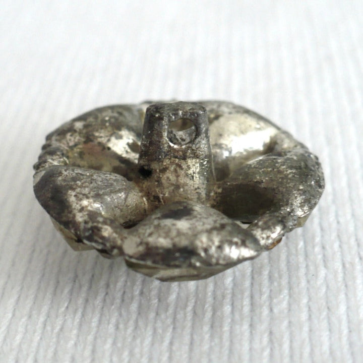 35L One Pot Metal Paste Rhinestones Fancy Shank Button, 7/8"