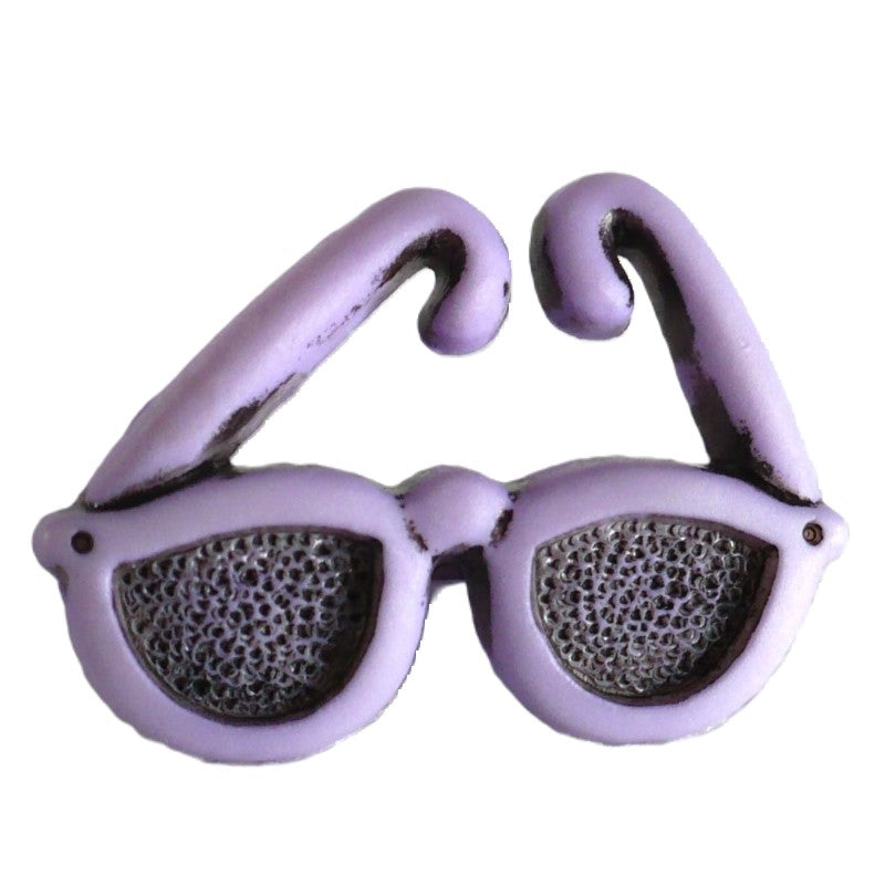 29L Purple Sunglasses Kiddie Button