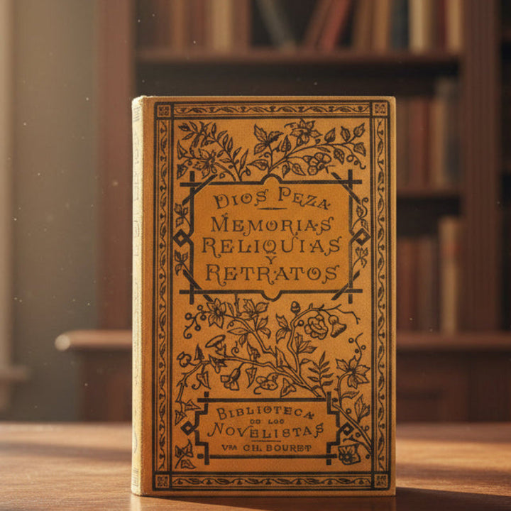 Memorias Reliquias y Retratos by Dios Peza, Spanish, First Edition, 1901.