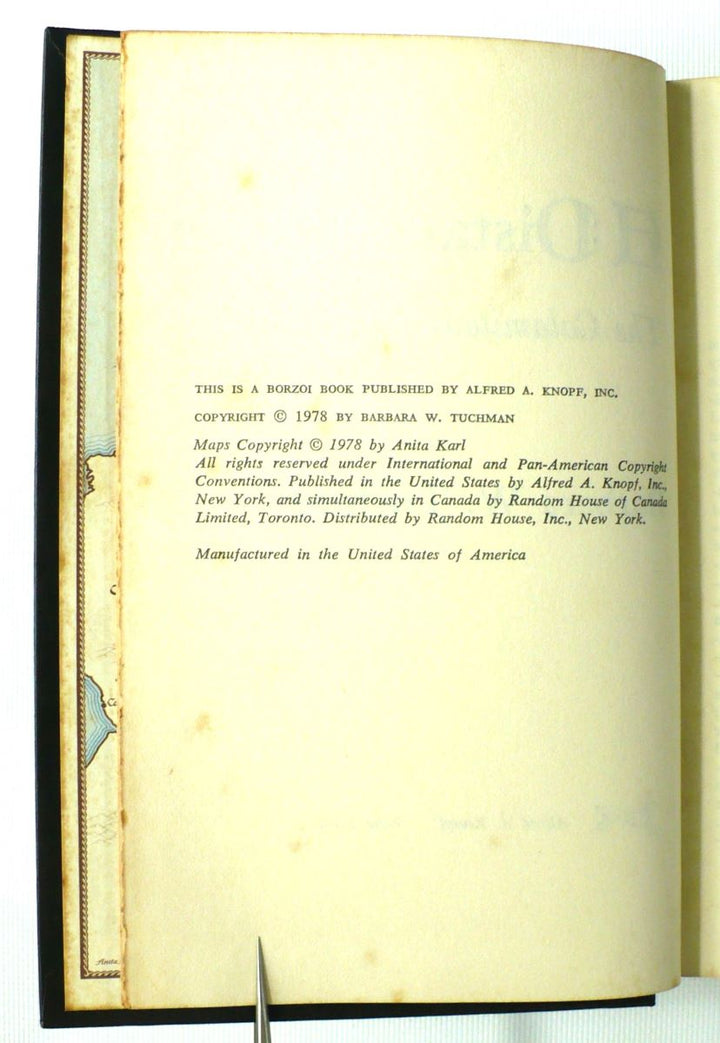 A Distant Mirror by Barbara W. Tuchman 1978 First Edition.