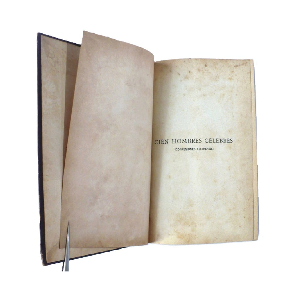 One Hundred Famous Men by de Soiza Reilly 1909 Spanish Edition.