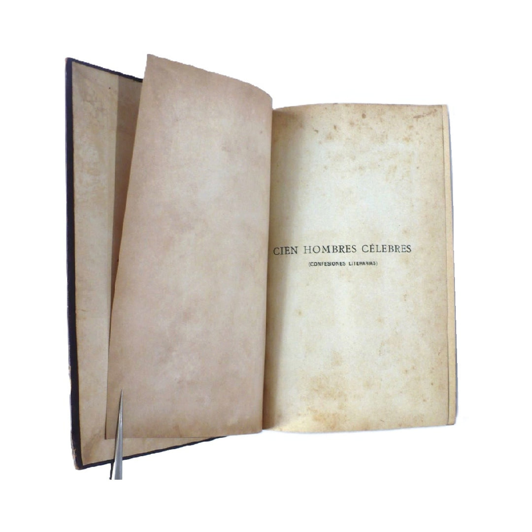 One Hundred Famous Men by de Soiza Reilly 1909 Spanish Edition.