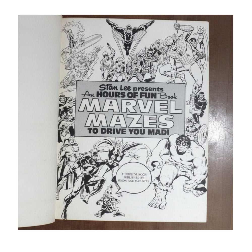 Stan Lee Presents Marvel Mazes To Drive You Mad, 1978.