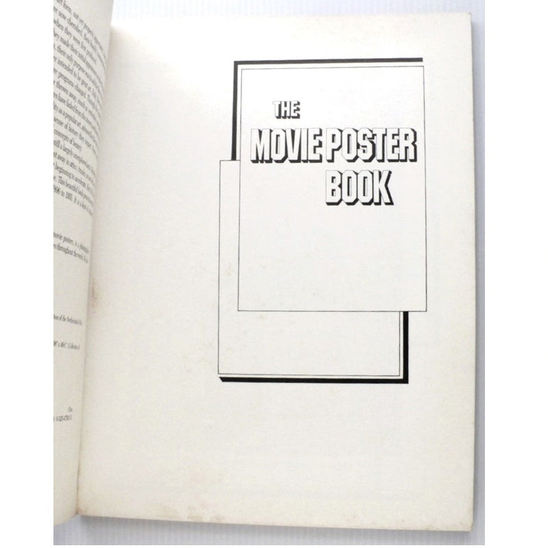  The Movie Poster Book, 1979, First Edition, First Printing, Chierichetti Schapiro.