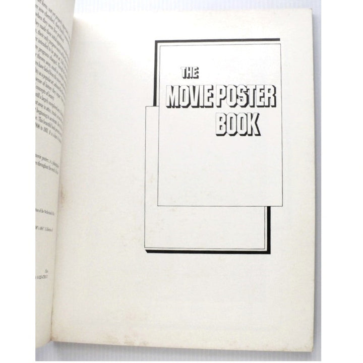  The Movie Poster Book, 1979, First Edition, First Printing, Chierichetti Schapiro.