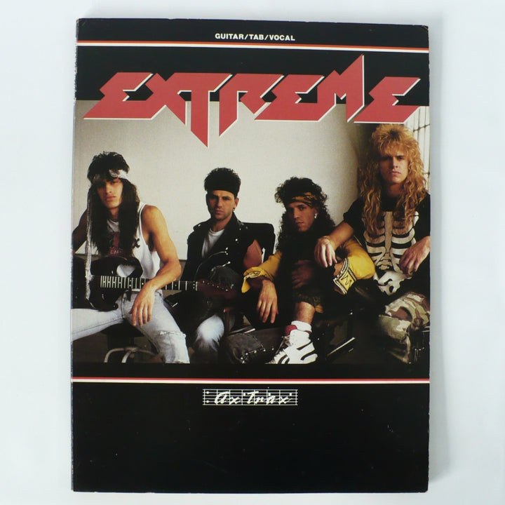 1989 Extreme self-titled debut guitar tab book, first edition Ax Trax series,