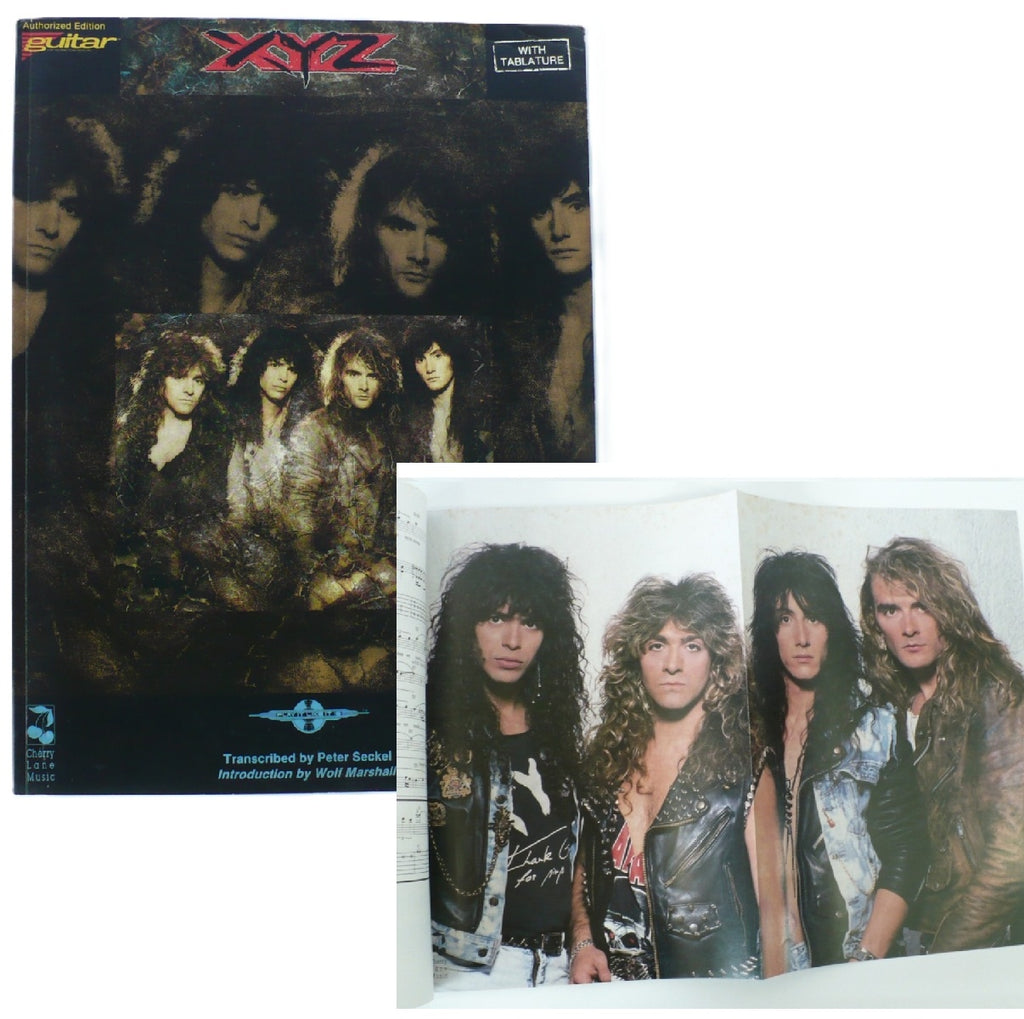 XYZ 1990 First Edition Guitar Tablature Book, Poster – Get Lucky