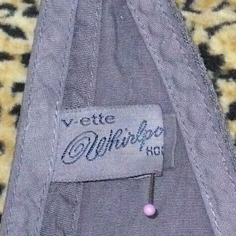 1950s Hollywood-Maxwell Whirlpool Stitched Original 28B, Label.