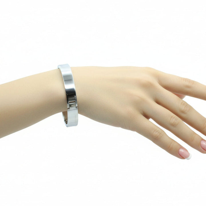 Industria Argentina Sterling Silver Charnières Bangle Bracelet MCM.