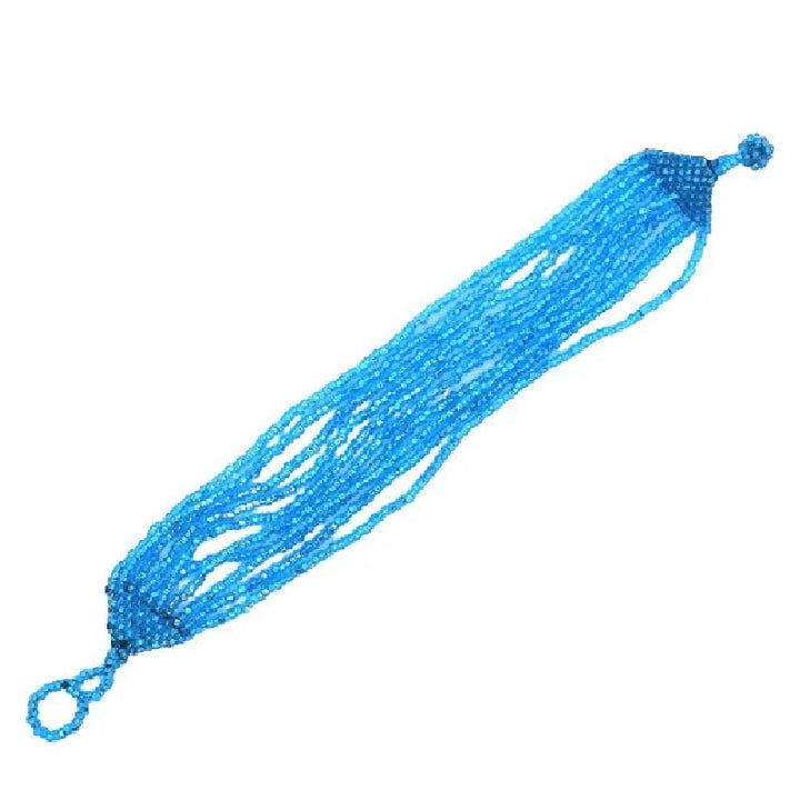1960 Mermaid Blue Beaded Bracelet.