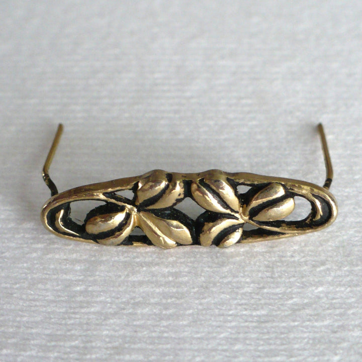 1920s Vintage Gold-Tone Openwork Brad Stud Sewing Supply.