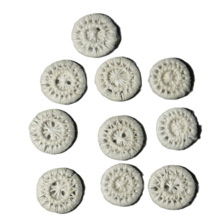 16L Small White Dorset Buttons