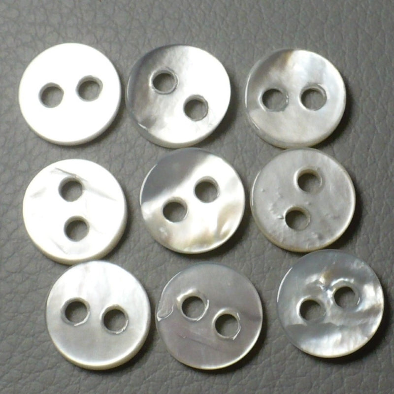 17L Two Hole MOP Pearl Shirt Buttons