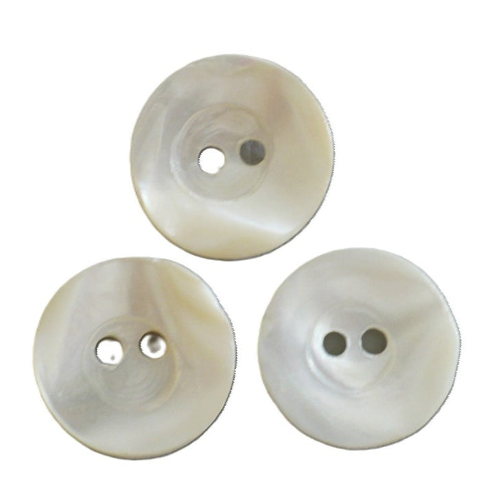 32L Two Hole Organic Shell Buttons