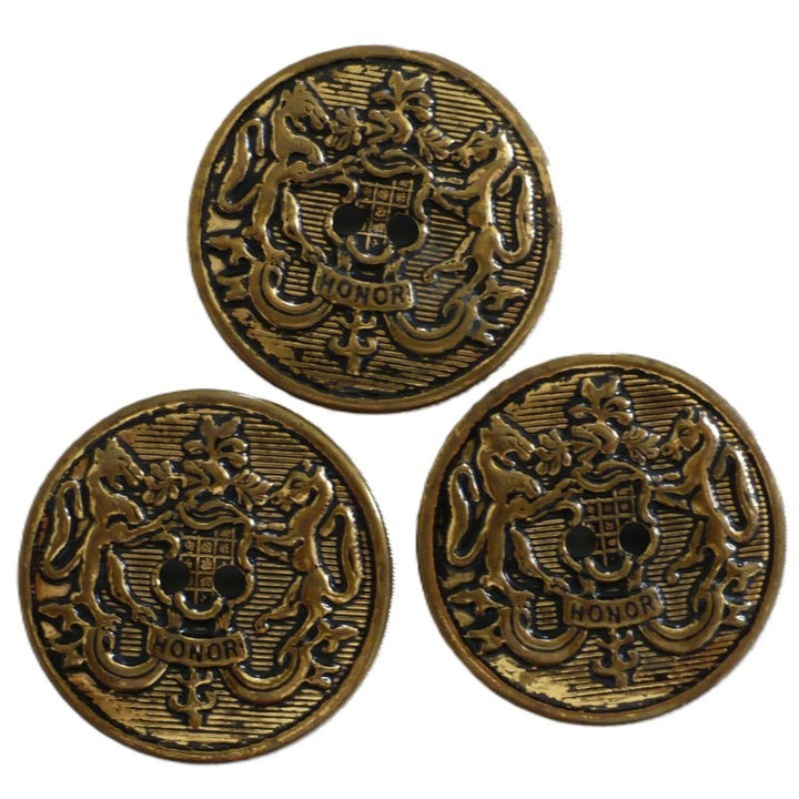 44L HONOR Lions Rampant Buttons