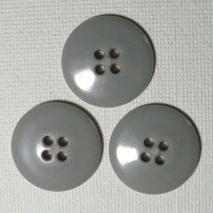 30L Grey Four Hole Plastic Buttons