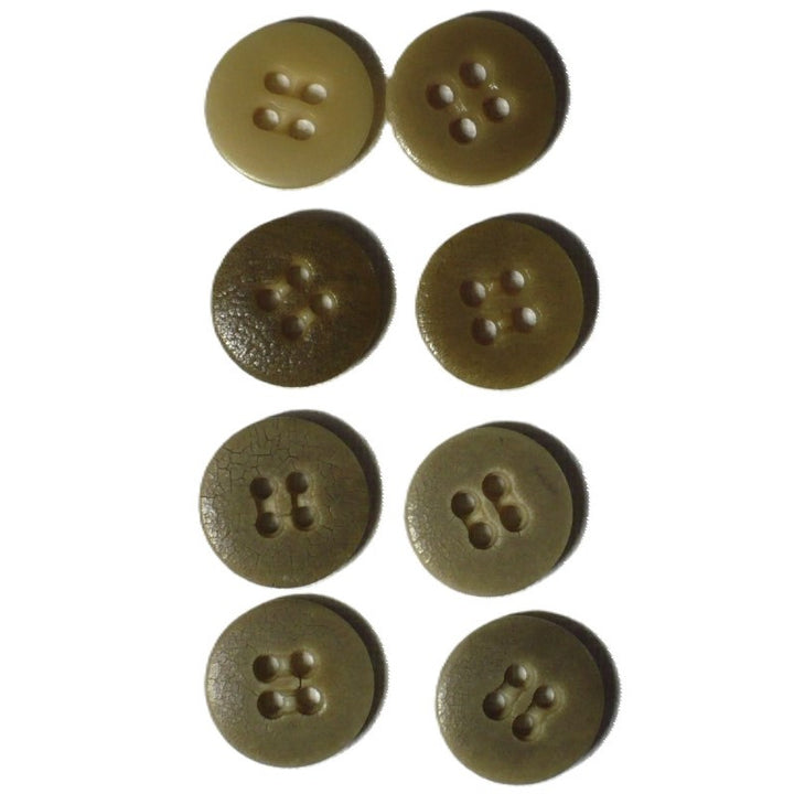 27L Four Hole Casein Trouser Buttons