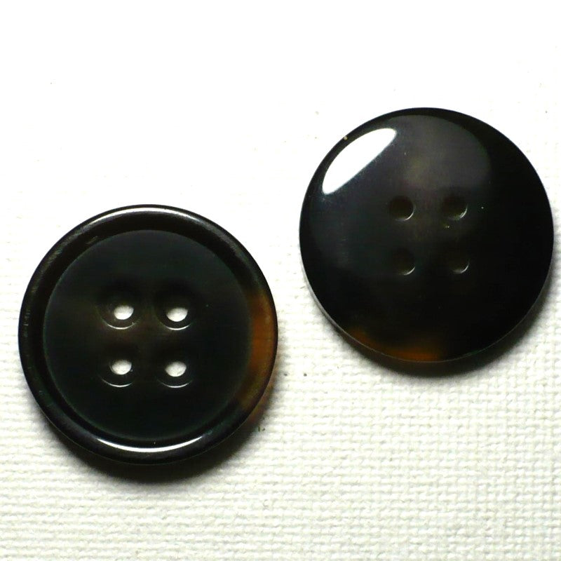 37L Faux Tortoise Shell Four Hole Buttons