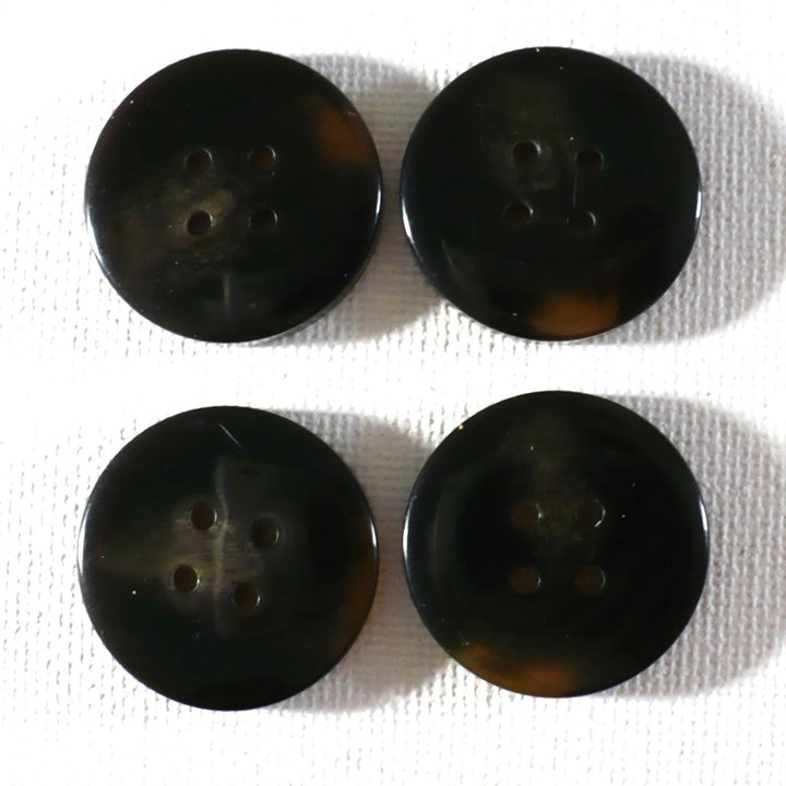 37L Faux Tortoise Shell Four Hole Buttons