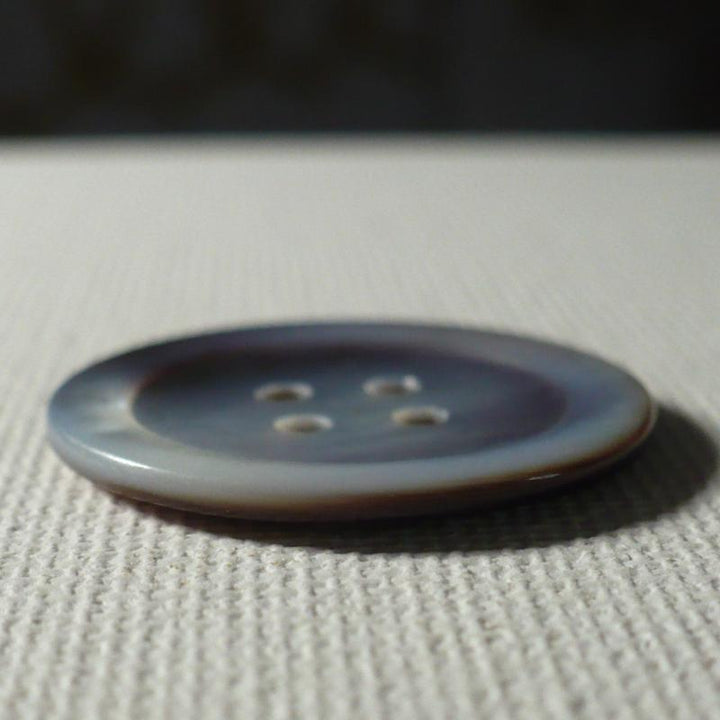 40L Four Hole Grey MOP Button